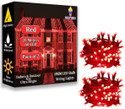FIZZYTECH 40 LEDs 11 m Red Flickering String Rice Lights
