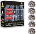 FIZZYTECH 40 LEDs 11 m White Flickering String Rice Lights