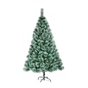 fizzytech 7 Feet Snowpine Artificial Christmas Tree with 400 Tips | Premium Realistic Look | Metal Stand | Easy 3-Step Assembly | Ideal for Christmas Home Decoration, Office &amp; Holiday Décor