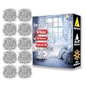 fizzytech 15 Meter 60 LED White 5MM Fairy String Lights for Home Decoration, Wall, Diwali, Christmas, Wedding &amp; Party Decor, Pack of 10