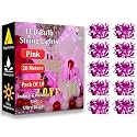 fizzytech 60 LED Rice Light for Decoration Strip and Series Light for Diwali Christmas Lights of Home Decoration, Bedroom Wedding, Birthday Party Patio - 20 Meter (Pack of 10, Pink)