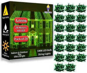 FIZZYTECH 60 LEDs 20 m Green Steady