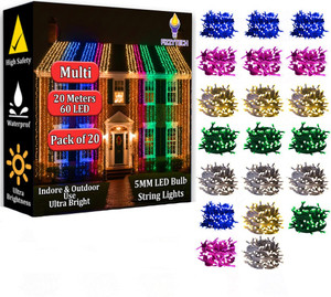 FIZZYTECH 60 LEDs 20 m Multicolor Steady