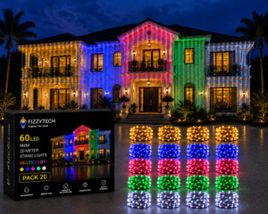 FIZZYTECH 60 LEDs 20 m Multicolor Steady