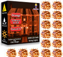 FIZZYTECH 60 LEDs 20 m Orange Steady String Rice Lights