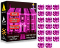 FIZZYTECH 60 LEDs 20 m Pink Steady String Rice Lights