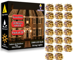 FIZZYTECH 60 LEDs 20 m Yellow Steady