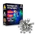 fizzytech Crystal Tubelight LED String Lights – 4 Meter, 10 Multicolor LEDs, Ultra Bright, Waterproof, Indoor &amp; Outdoor Decorative Lights for Home, Garden, Diwali, Party, Christmas