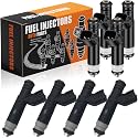 FJ867 4.6L 4-hole Fuel Injectors Fit for:-Ford for:-Mercury 8 Pcs