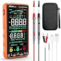 FKM Smart Digital Multimeter Tester TRMS 6000 Counts,Rechargeable Voltmeter