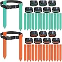 Flag Football Belts, Flags for Flag Football Set 14 Player, Flag Football for Kids Adults and Youth Training Equipment