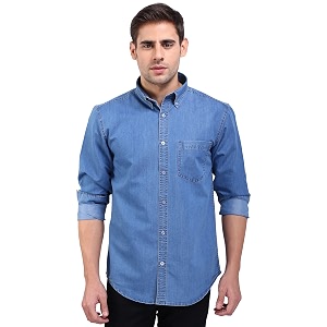 FLAGS Mens Regular Fit Casual Shirt