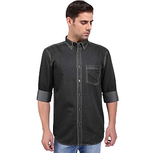 FLAGS Mens Regular Fit Casual Shirt