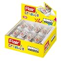 Flair Creative Series Bingo Eraser Box Pack| Neat &amp; Dust Free Erasing | Triangle Shape for Easy to Grip | Non-Toxic &amp; Safe for Childrens | Pack of 40