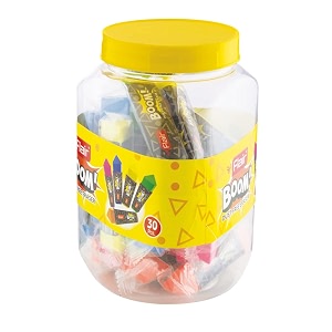 flair creative series colourful boom eraser jar pack  neat amp dust free erasing  triangle shape for easy to grip  non-toxic amp safe for childrens  pack of 30