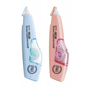 flair ct 302 correction tape  non-toxic amp tear resistant  5mm x 6m  pack of 2 - body color may vary