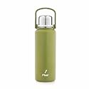 Flair Drip Thermosteel Vacuum Insulated Steel Bottle (1500 ml, Green) | Upto 24 Hours Hot and Cold | Leakproof, BPA-Free, Tough &amp; Durable, Tea Flask, Coffee, Travel Bottle, Gym