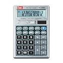 Flair FC-309 Desktop Series Calculator | Best Key Layout | GT Keys with Metal Cladding | Mark Up with Battery Dual Power | 99 Steps Check & Correct | for Home, Office and Shop Use | Grey, Pack of 1