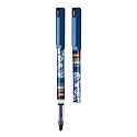 FLAIR Inky Series Robot Liquid Ink Fountain Pen Blister Pack | Free 2 Pieces X-Large Jumbo Cartridges With Each Pack | Cute & Stylish Pen For Kids Girls Students Teens Gifts | Blue Ink, Pack Of 6