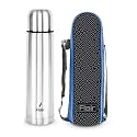 Flair Power Insulated Steel Bottle | Upto 24 Hours Hot &amp; Cold | Leakproof, BPA-Free, Tough &amp; Durable, Copper Coated-Double Walled, Rust Free Water Bottle (1000 ml,Black)