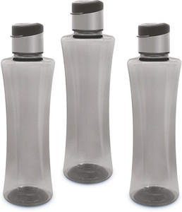 flair sleek bottle with fliptop pet so3 1000ml grey 1000 ml pet bottle