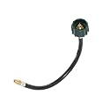 Flame King 15-inch Pigtail Hose Connectors, 1/4" Male Inverted Flare (NOT NPT) for RV, Van or Trailer, Propane Tank 2-Stage Auto Changeover Regulators, Black/Green