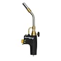 Flame King FK8500CGA High Intensity Propane Torch Head for Soldering, Brazing, Plumbing, Lighting Charcoal/Fire Pits, Compatible with 1LB Cylinders, MAPP, and MAP-PRO