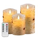 Flameless Battery Operated LED Candles 10key Remote Control 24-Hour Timer