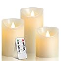 Flameless Battery Operated LED Candles 10key Remote Control 24-Hour Timer