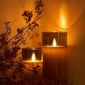 Flameless LED Pillar Candle Set of 2