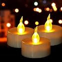 Flameless LED Tea Lights Candles Battery Operated Warm Yellow 100 Pack