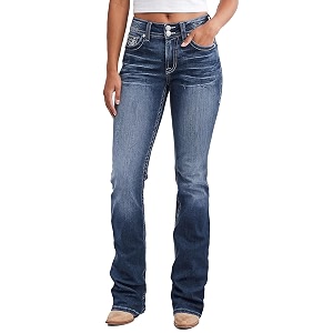 Flamingals High Waist Boot Cut Jeans for
