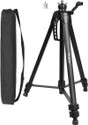 FLAMINGO ENTERPRISE Aluminum Tripod for Laser Level, with Handle and Bubble Level, with 5/8 Lever Tool