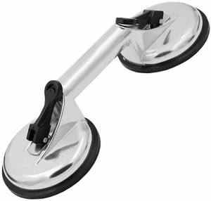 FLAMINGO ENTERPRISE Two Cup Aluminium Suction Glass