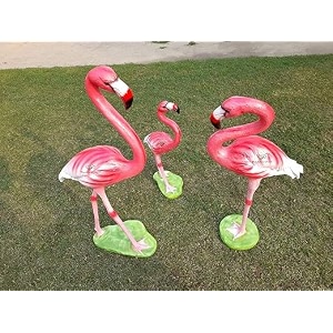 the decorshed flamingo for home decor gardend ecor room decor balcony decor pink set of 3 flamingo big 1