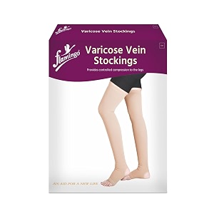 flamingo varicose vein stockings  graduated compression for effective swelling reduction leg pain relief and enhanced circulation  for men and women