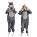 Flannel Fleece Child Onesies – Fuzzy Onepiece Hood Costume - Blanket Sleep