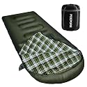Flannel Sleeping Bag Cotton 0 Degree Cold Weather for Adults XXL Wearable Sleeping Bag 4 Seasons Waterproof with Compression Sack