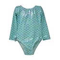 Flap Happy Baby Girls' UPF 50+ Charlie L/S Rash Guard Swimsuit