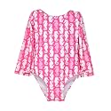 Flap Happy Baby Girls' UPF 50+ Charlie L/S Rash Guard Swimsuit