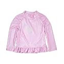 Flap Happy Girls' UPF 50+ Ruffle Rash Guard