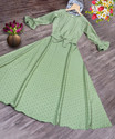 Knock Knock Studio Flared/A-line Gown (Green)