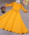 Knock Knock Studio Flared/A-line Gown (Yellow)