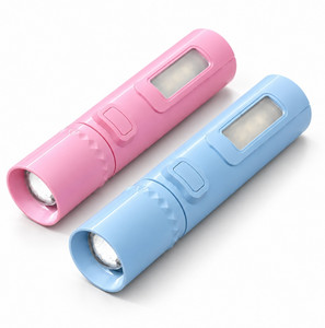 flaro fl-901 led rechargeable torch light with side light powerful torch light torch