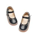Flaryzone Toddler Girls Mary Jane School Uniform Oxfords Dress Shoes Flats