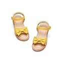 Flaryzone Toddler Girls Sandals Open Toe Flat Flower Girl Dress Shoes