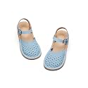 Flaryzone Toddler Girls Sandals Open Toe Flat Flower Girl Dress Shoes