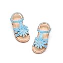 Flaryzone Toddler Girls Sandals Open Toe Flat Flower Girl Dress Shoes