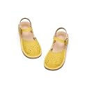 Flaryzone Toddler Girls Sandals Open Toe Flat Flower Girl Dress Shoes