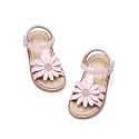 Flaryzone Toddler Girls Sandals Open Toe Flat Flower Girl Dress Shoes